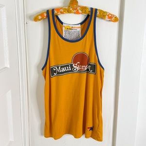 Aviator Nation Maui sunset tank top